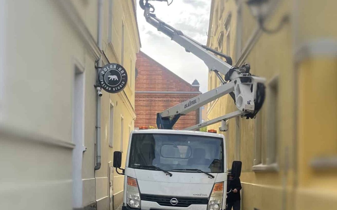 Rodzaje prac przy wykorzystaniu podnośników koszowych