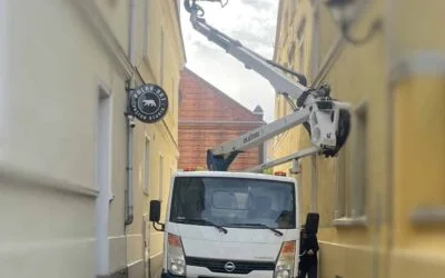 Rodzaje prac przy wykorzystaniu podnośników koszowych